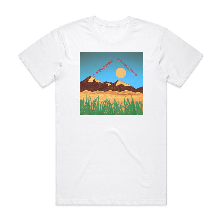 Sandro Perri Impossible Spaces Album Cover T-Shirt White