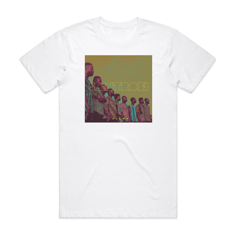 Santrofi Alewa Album Cover T-Shirt White