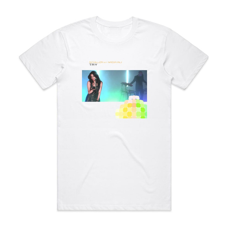 Schiller Try 5 Album Cover T-Shirt White