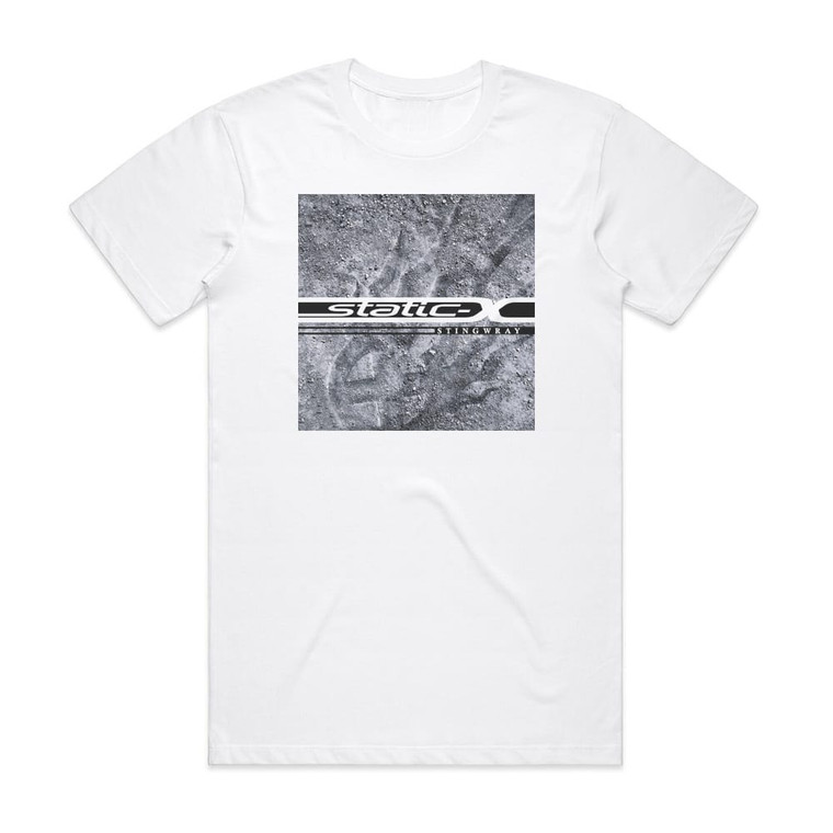 Static-X Stingwray 1 Album Cover T-Shirt White