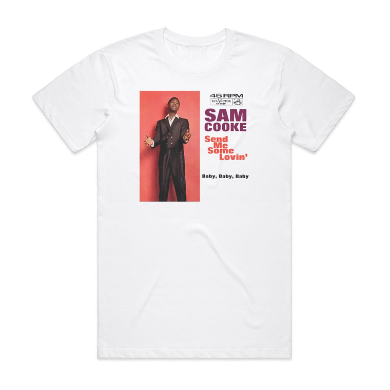 Sam Cooke Send Me Some Lovin Album Cover T-Shirt White