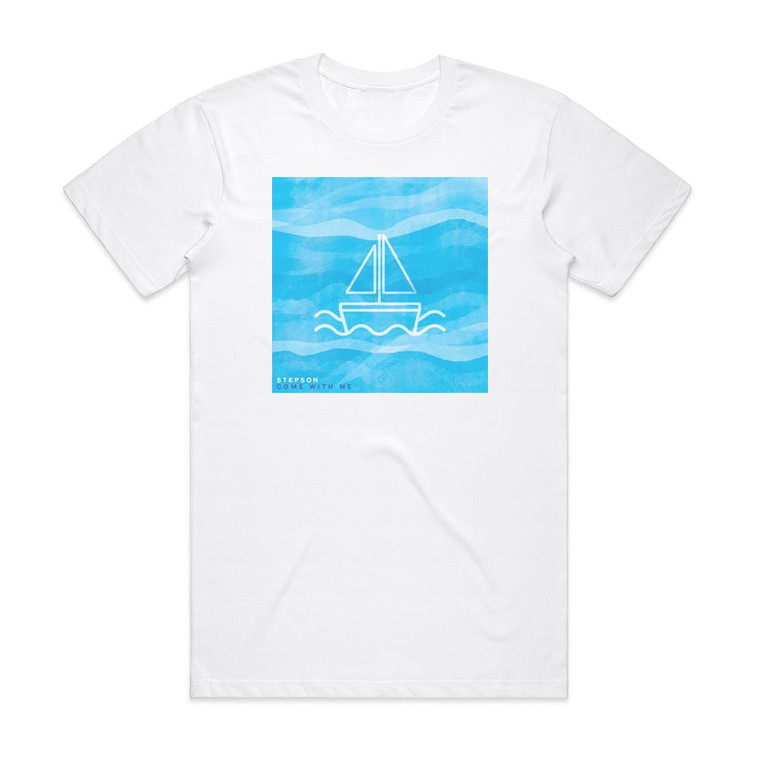 Stepson Come With Me Album Cover T-Shirt White