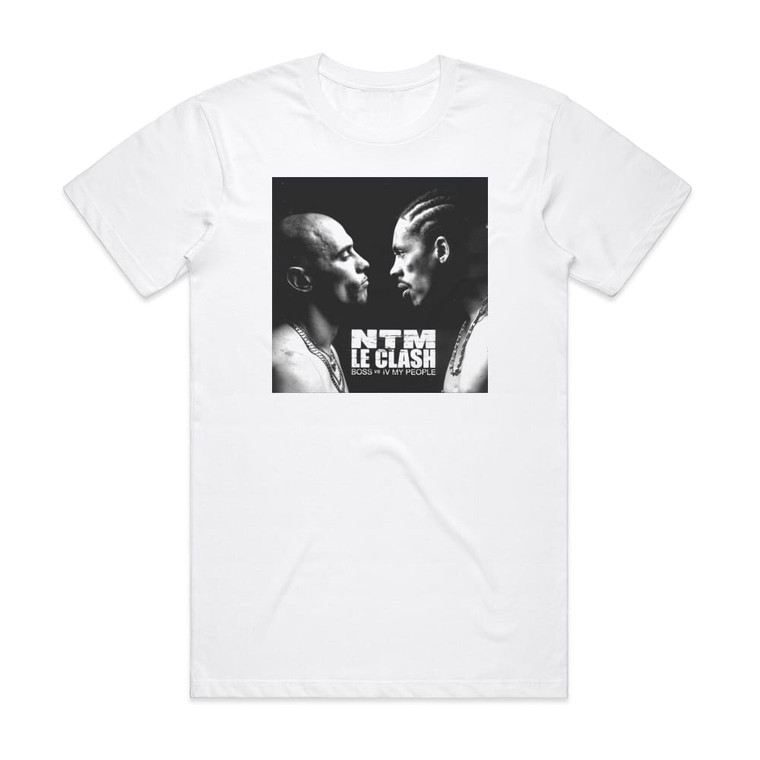 Supreme NTM Le Clash Boss Vs Iv My People 1 Album Cover T-Shirt White