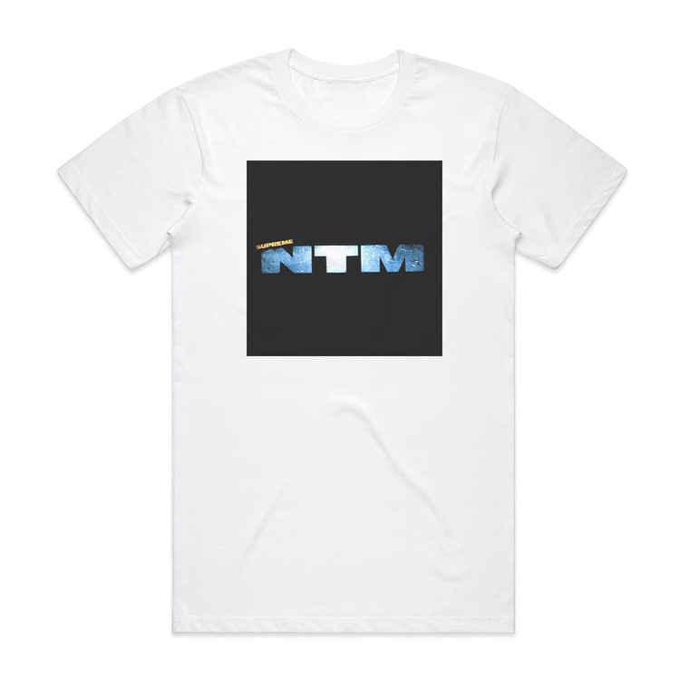 Supreme NTM Suprme Ntm Album Cover T-Shirt White Supreme NTM Suprme Ntm Album Cover T-Shirt White