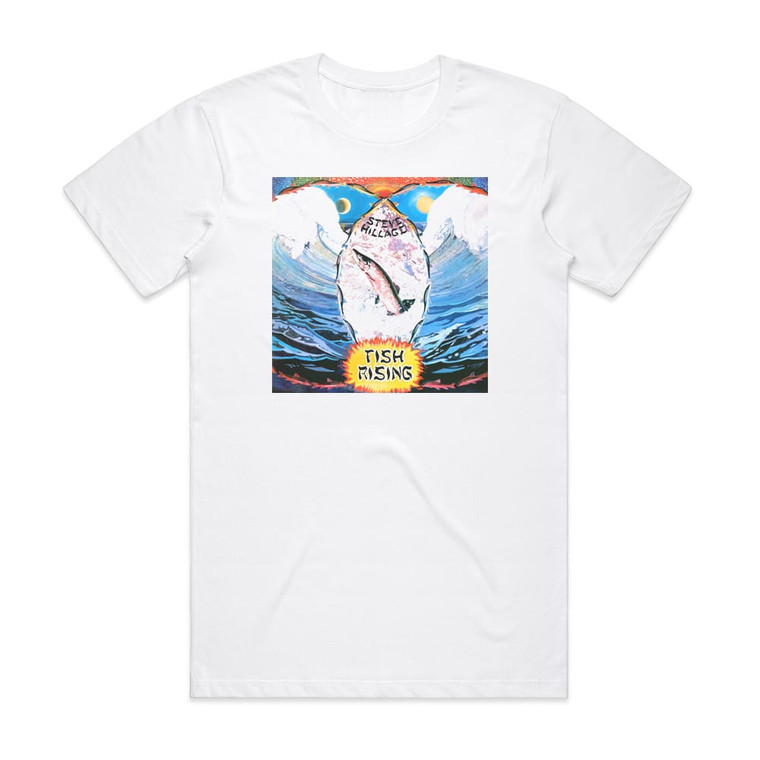 Steve Hillage Fish Rising Album Cover T-Shirt White