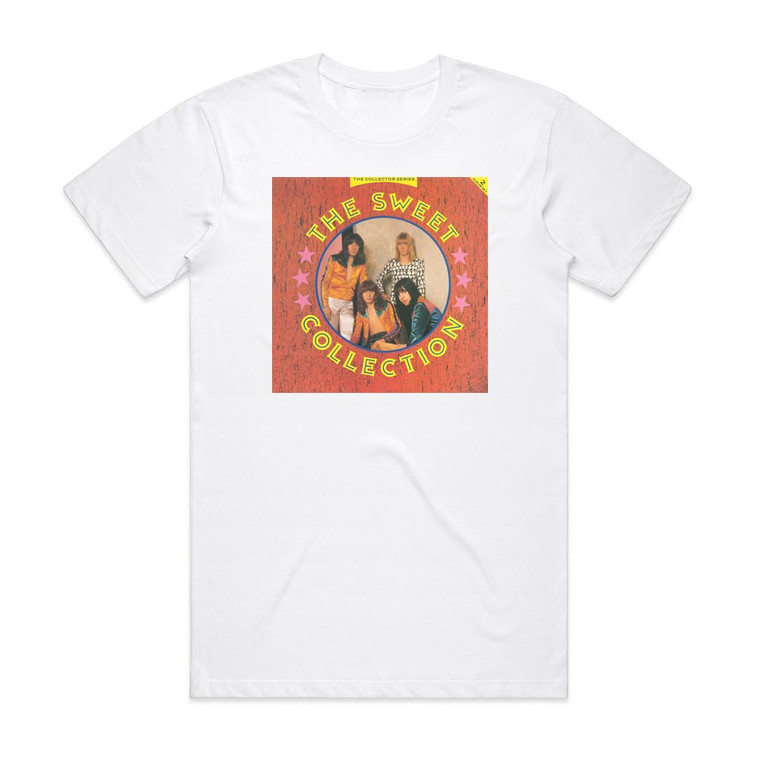 Sweet The Collection Album Cover T-Shirt White