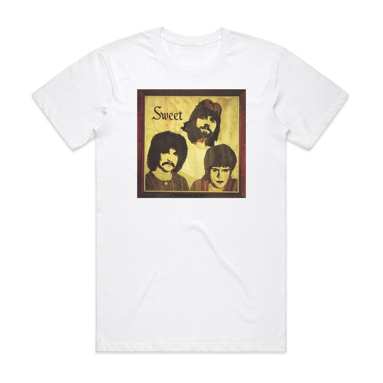 Sweet Cut Above The Rest Album Cover T-Shirt White