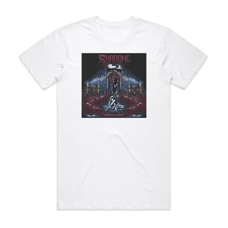 Sharone Morbid Illusion Album Cover T-Shirt White