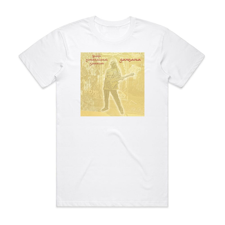 Santana Multi Dimensional Warrior Album Cover T-Shirt White