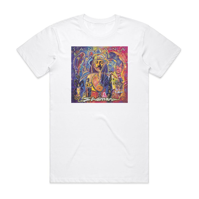 Santana Shaman Album Cover T-Shirt White