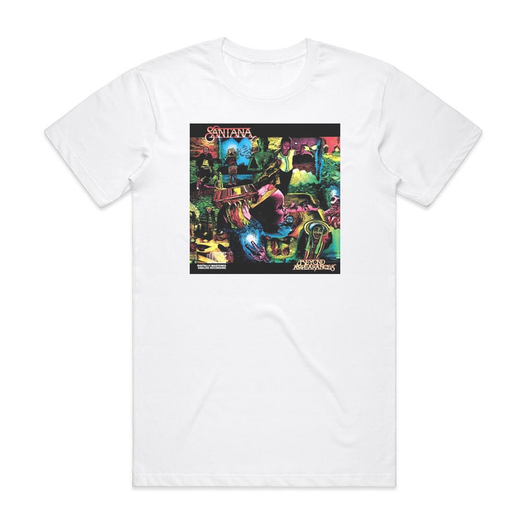Santana Beyond Appearances 1 Album Cover T-Shirt White
