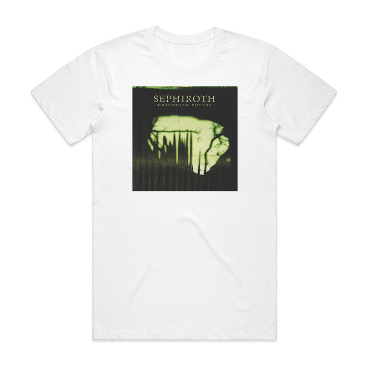 Sephiroth Draconian Poetry Album Cover T-Shirt White