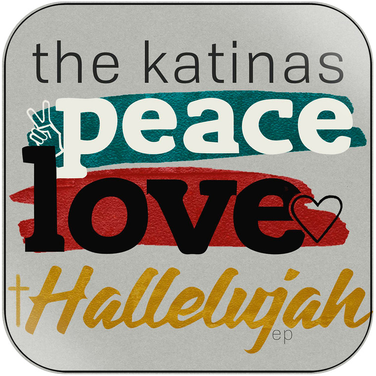 The Katinas Peace Love Hallelujah Album Cover Sticker
