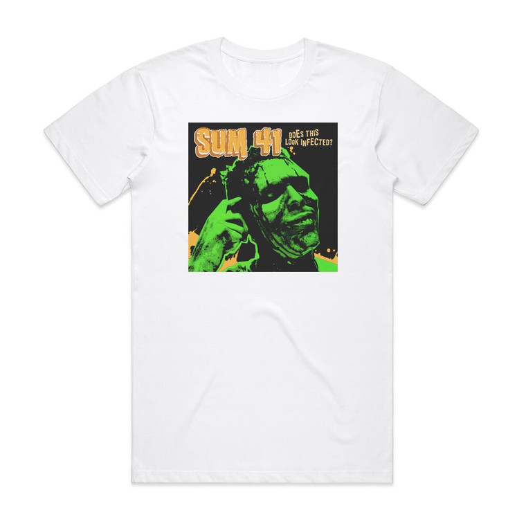 Sum 41 Does This Look Infected 2 Album Cover T-Shirt White