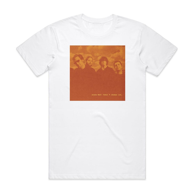 Seven Mary Three Orange Ave Album Cover T-Shirt White