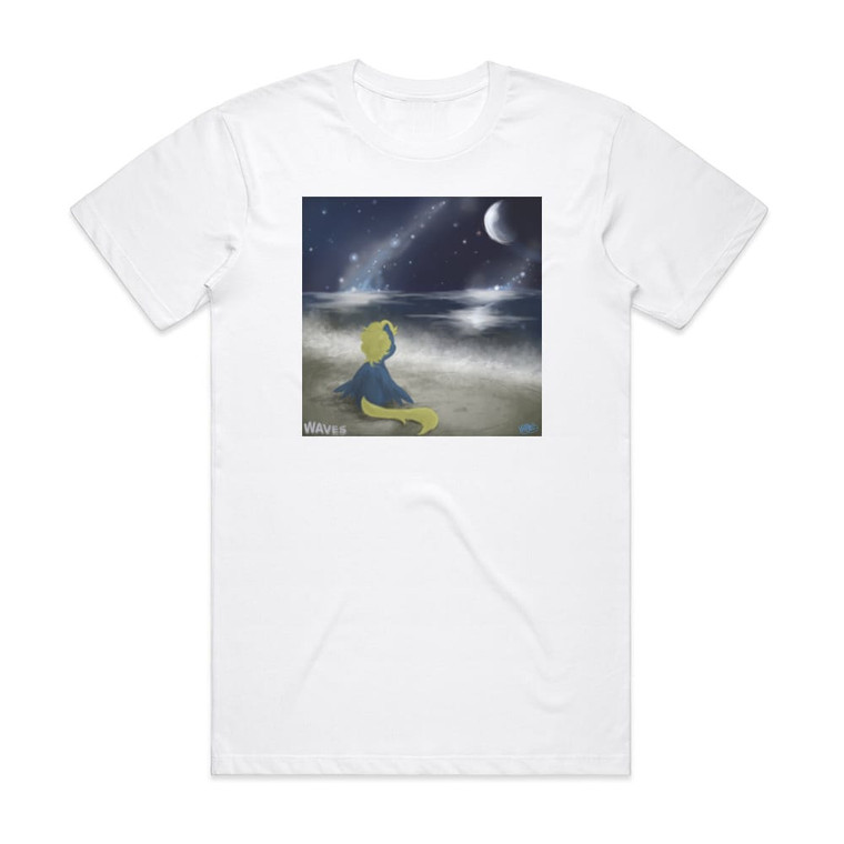 Synthis Waves Album Cover T-Shirt White