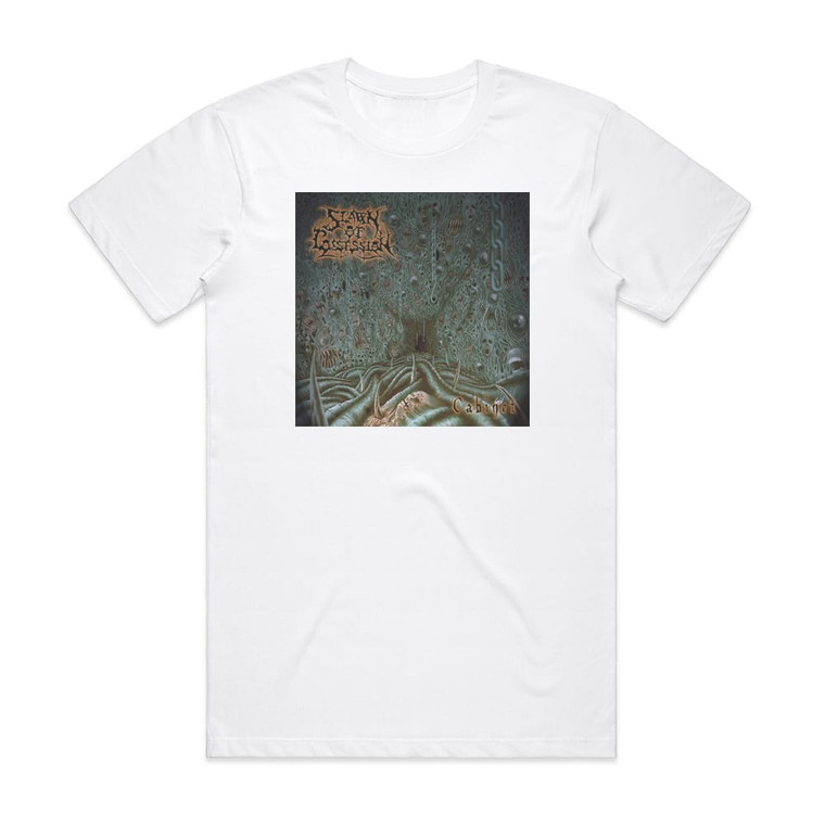 Spawn of Possession Cabinet Album Cover T-Shirt White