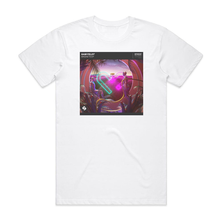 Sam Feldt Magnets Ep Album Cover T-Shirt White