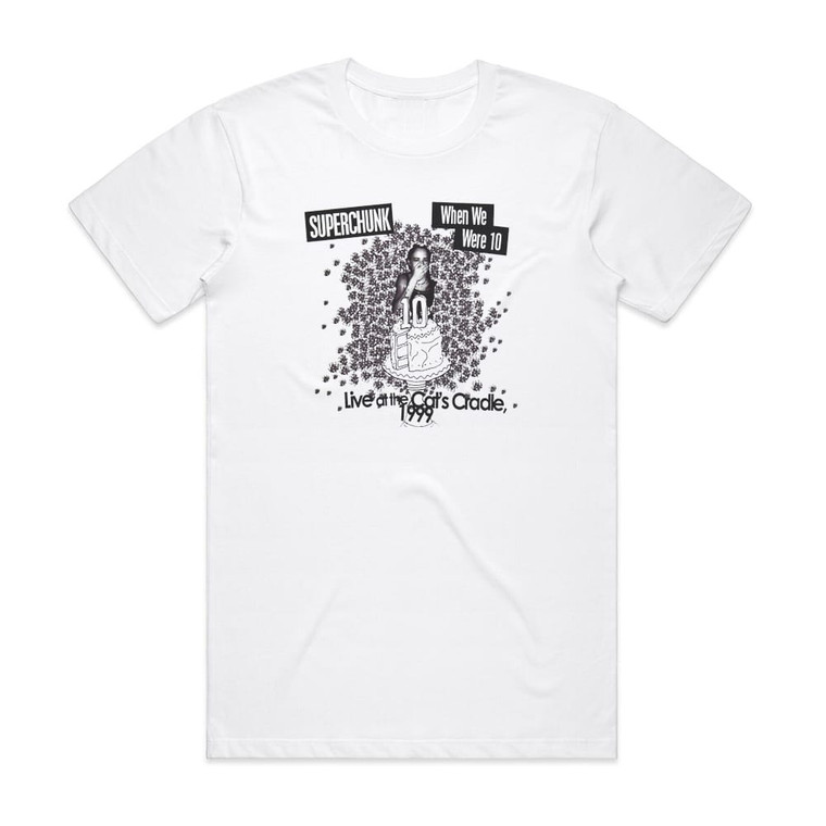 Superchunk The Clambakes Series Volume 3 When We Were 10 Live At The Album Cover T-Shirt White