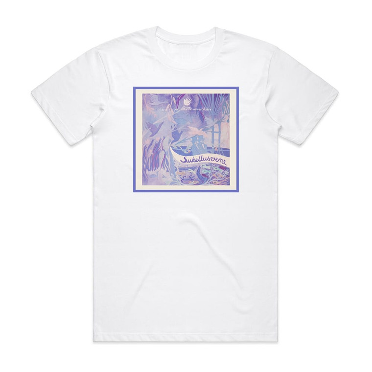 Sukellusvene Vesi Ja Lintumusiikkia Album Cover T-Shirt White Sukellusvene Vesi Ja Lintumusiikkia Album Cover T-Shirt White
