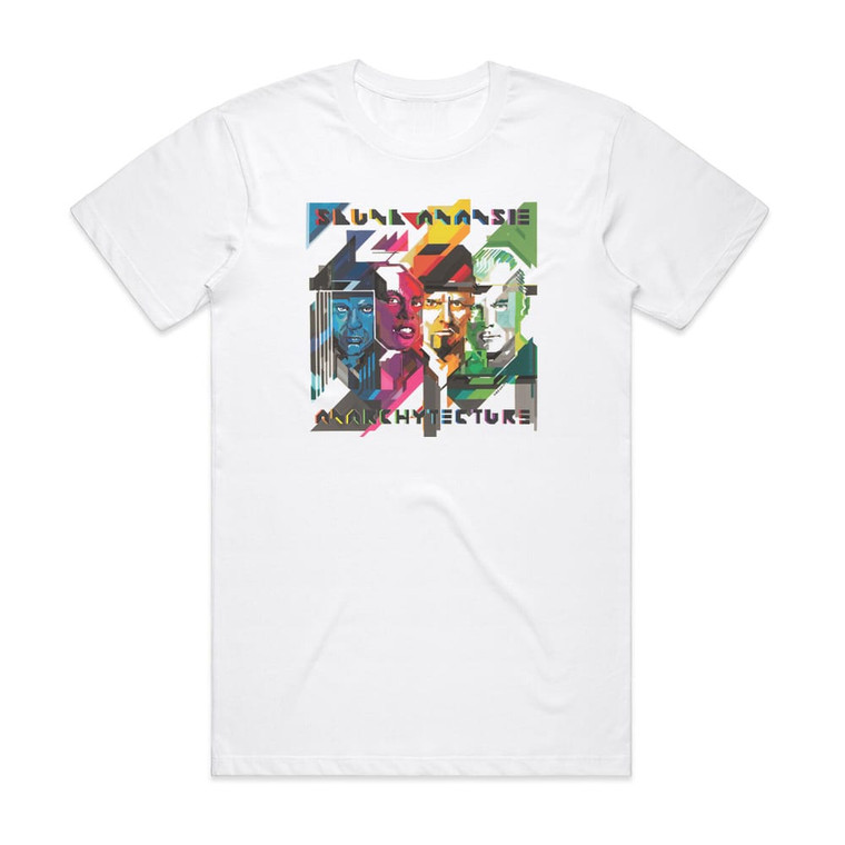 Skunk Anansie Anarchytecture Album Cover T-Shirt White