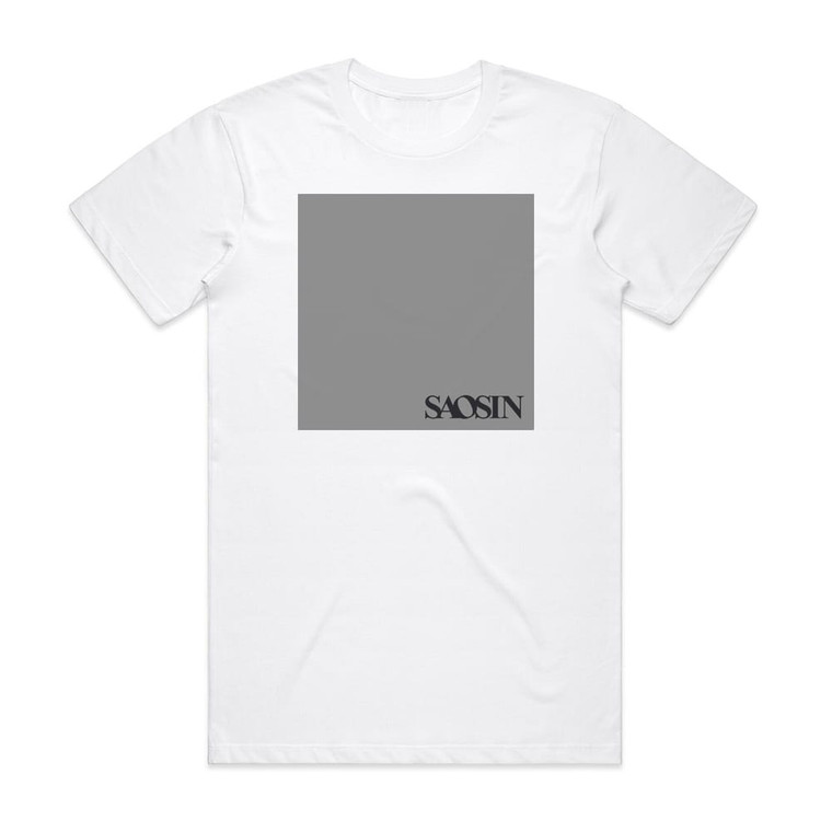 Saosin The Grey Album Cover T-Shirt White