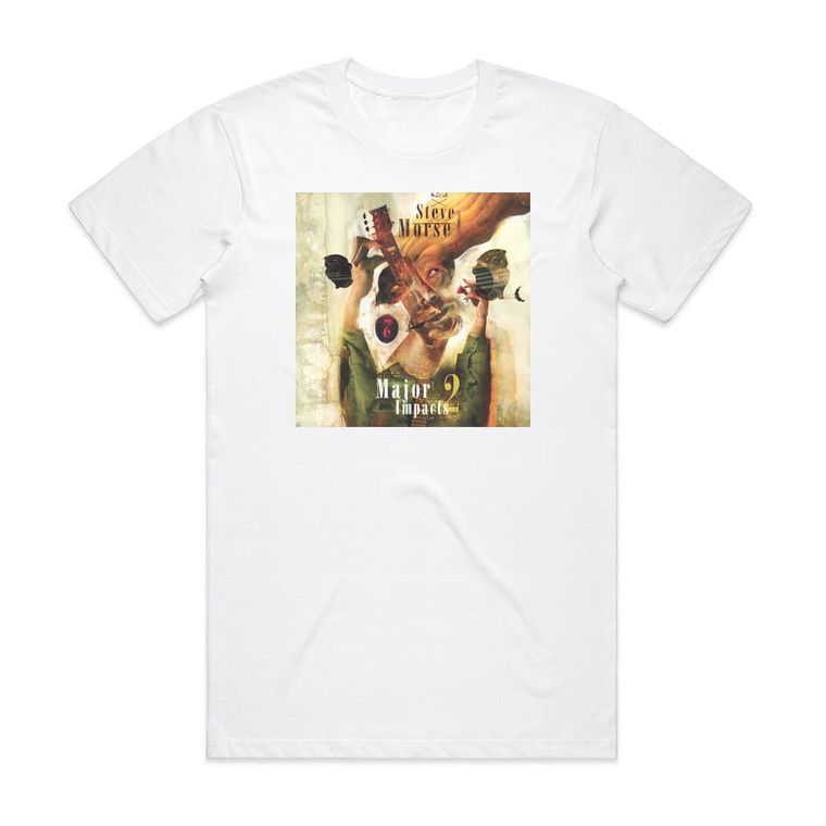 Steve Morse Major Impacts Ii Album Cover T-Shirt White