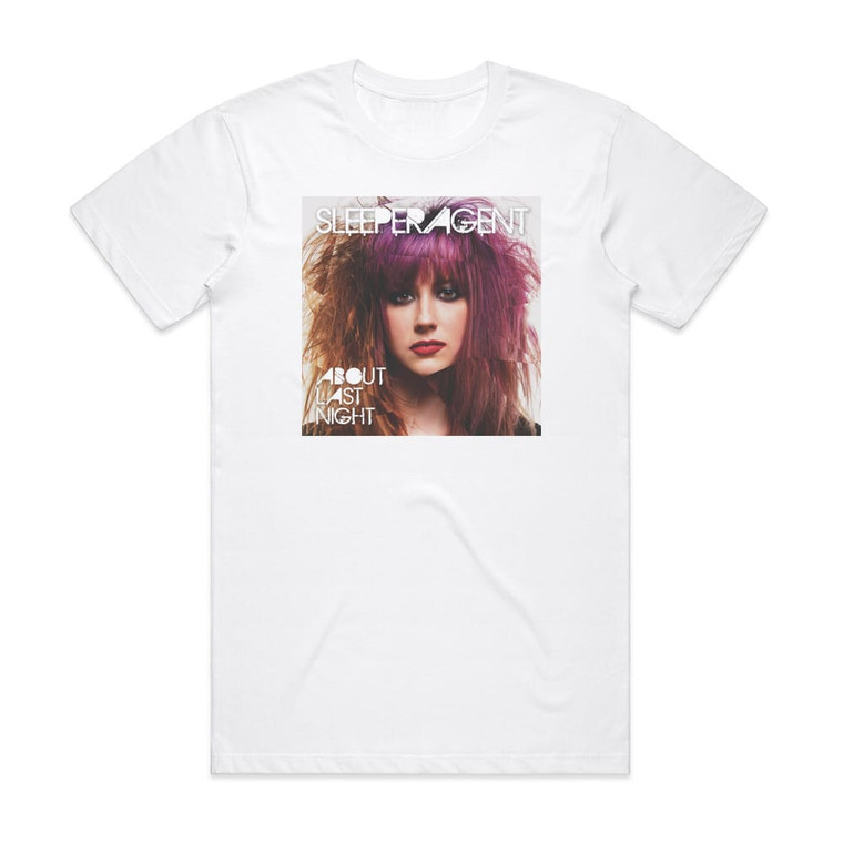 Sleeper Agent About Last Night Album Cover T-Shirt White