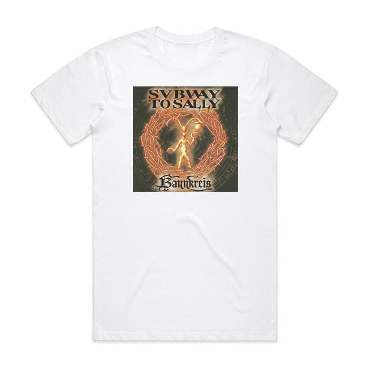 Subway to Sally Bannkreis Album Cover T-Shirt White