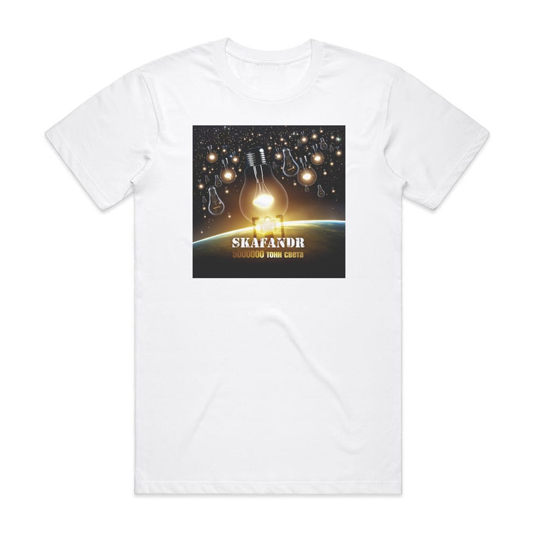 Skafandr 5000000 Album Cover T-Shirt White