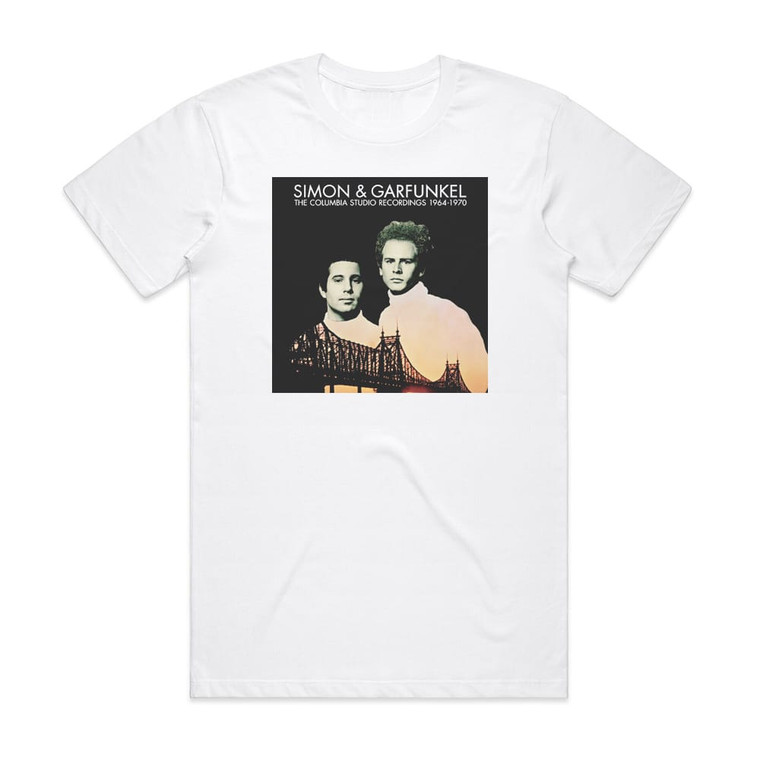 Simon and Garfunkel The Columbia Studio Recordings 19641970 Album Cover T-Shirt White