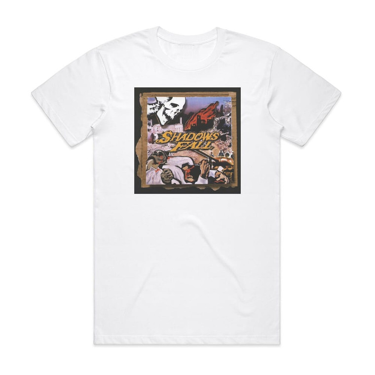 Shadows Fall Fallout From The War Album Cover T-Shirt White