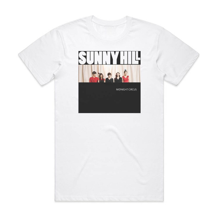 Sunny Hill Midnight Circus Album Cover T-Shirt White