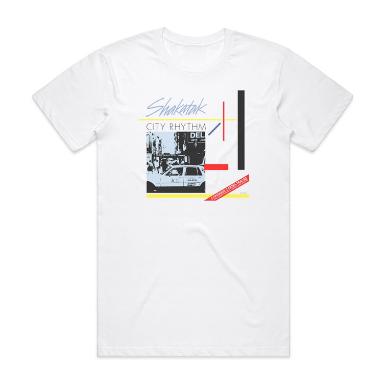 Shakatak City Rhythm Album Cover T-Shirt White
