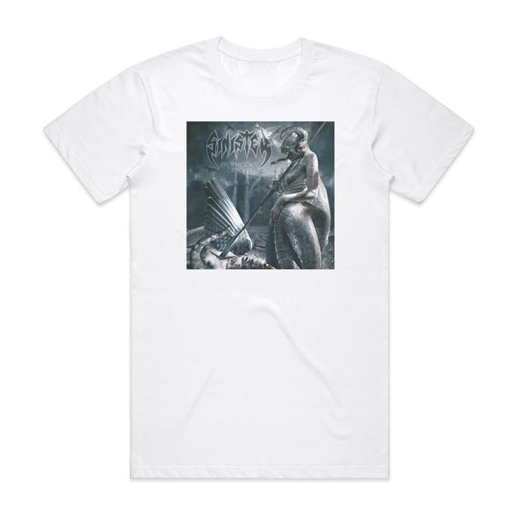 Sinister Prophecies Denied Album Cover T-Shirt White