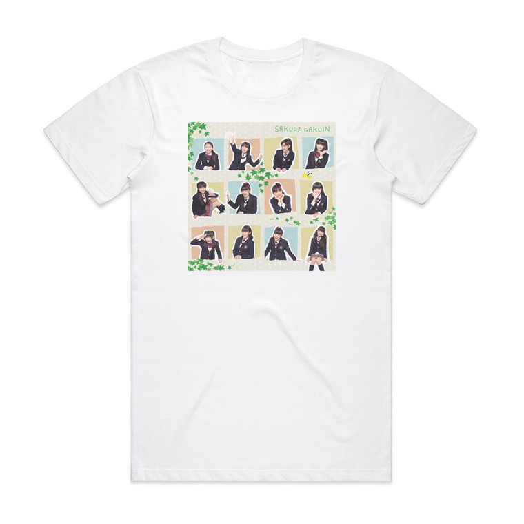 Sakura Gakuin  2012 My Generation 1 Album Cover T-Shirt White
