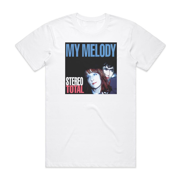 Stereo Total My Melody Album Cover T-Shirt White Stereo Total My Melody Album Cover T-Shirt White