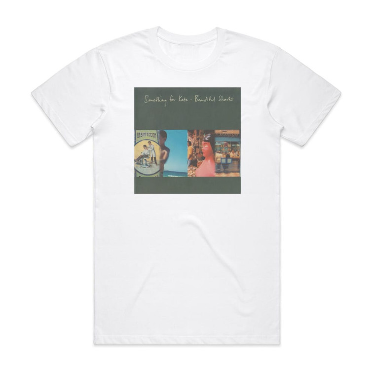 Something for Kate Beautiful Sharks Album Cover T-Shirt White