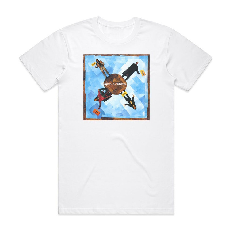 Spin Doctors Turn It Upside Down Album Cover T-Shirt White