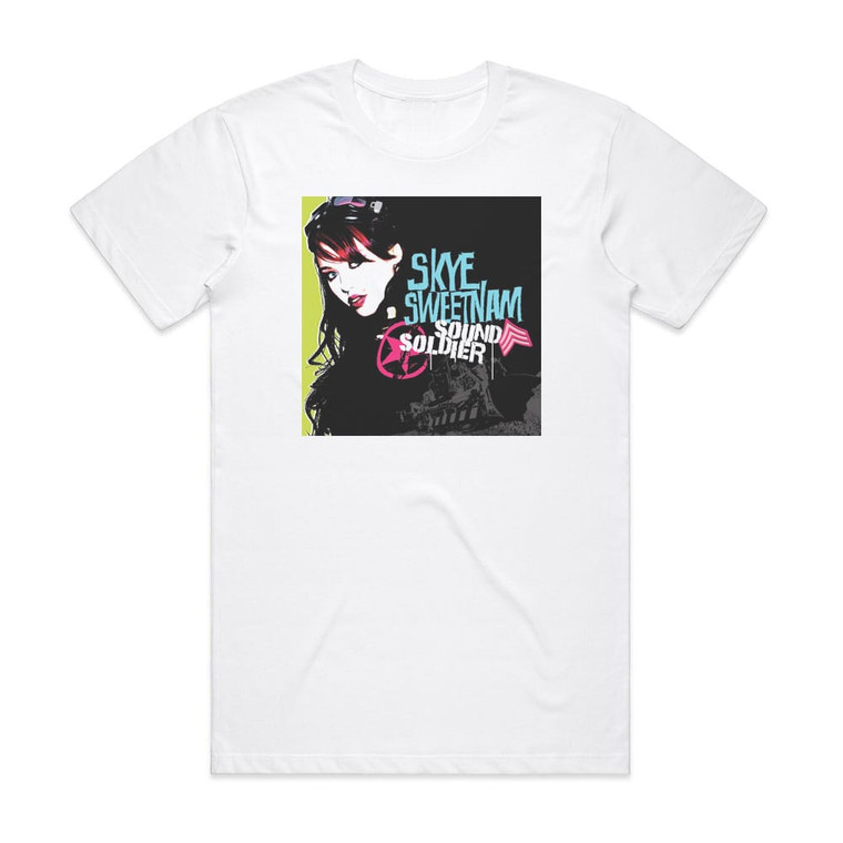 Skye Sweetnam Sound Soldier Album Cover T-Shirt White
