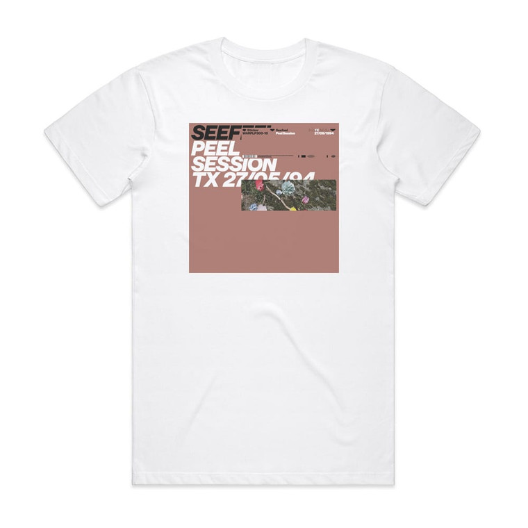Seefeel Peel Session Album Cover T-Shirt White Seefeel Peel Session Album Cover T-Shirt White