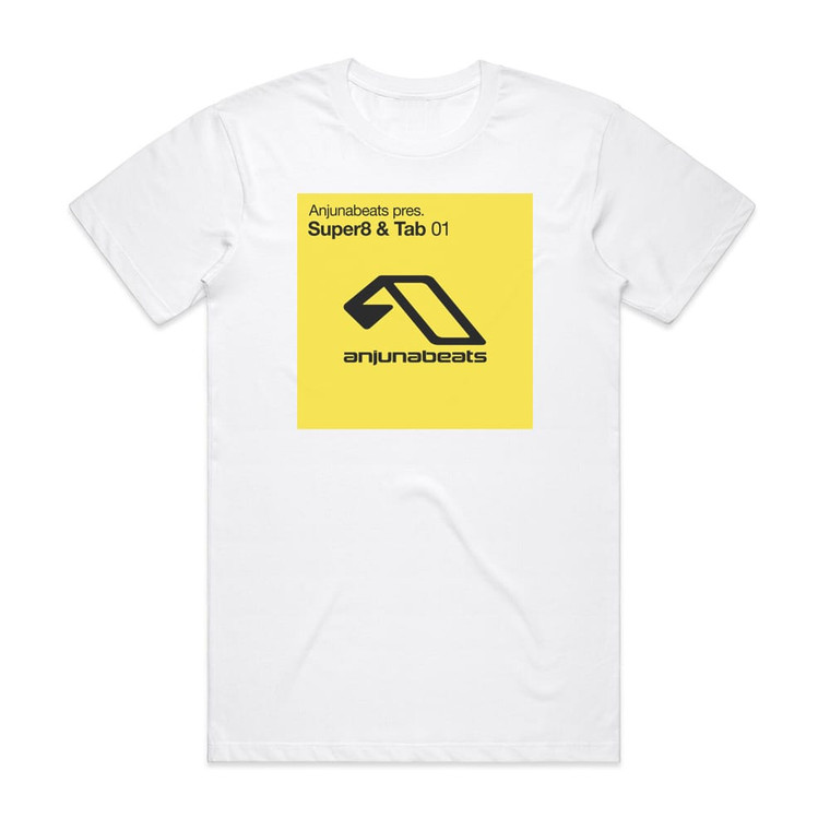Super8 and Tab Anjunabeats Pres Super8 Tab 01 Album Cover T-Shirt White