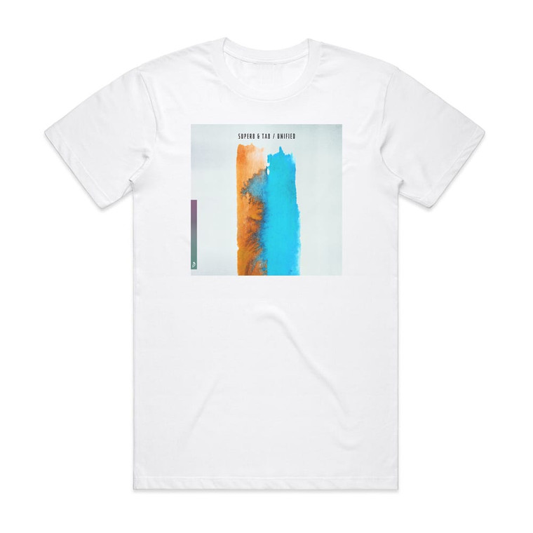 Super8 and Tab Unified Album Cover T-Shirt White