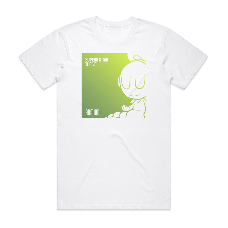 Super8 and Tab Thrive Album Cover T-Shirt White
