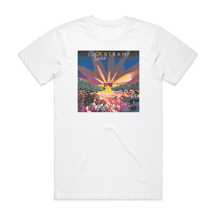 Supertramp Paris Album Cover T-Shirt White