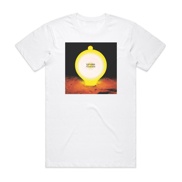 Spyra Phonehead 1 Album Cover T-Shirt White