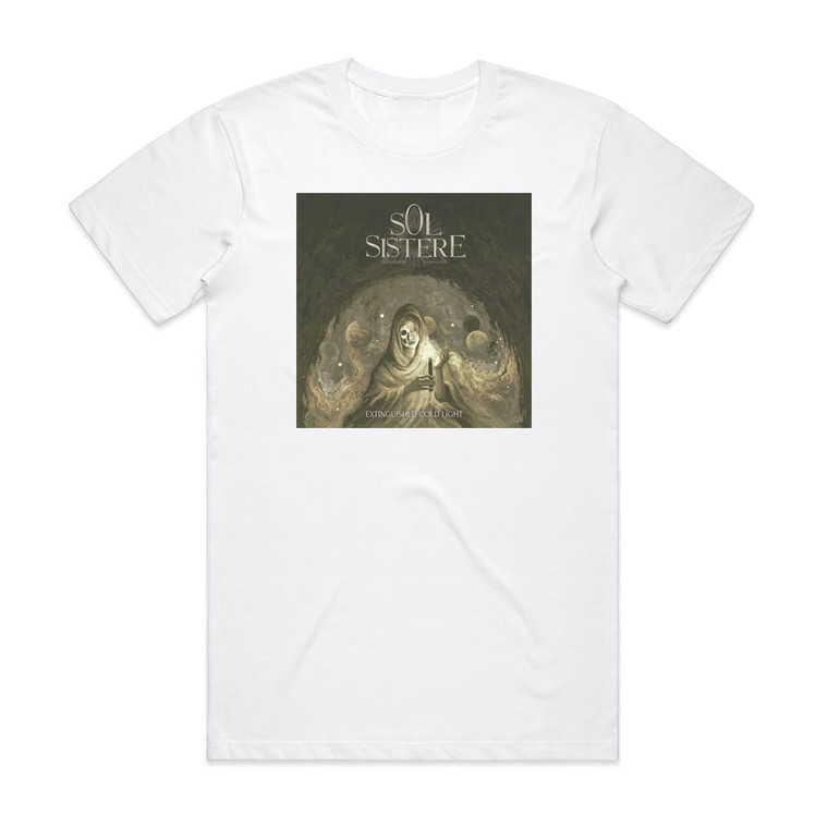 Sol Sistere Extinguished Cold Light Album Cover T-Shirt White Sol Sistere Extinguished Cold Light Album Cover T-Shirt White