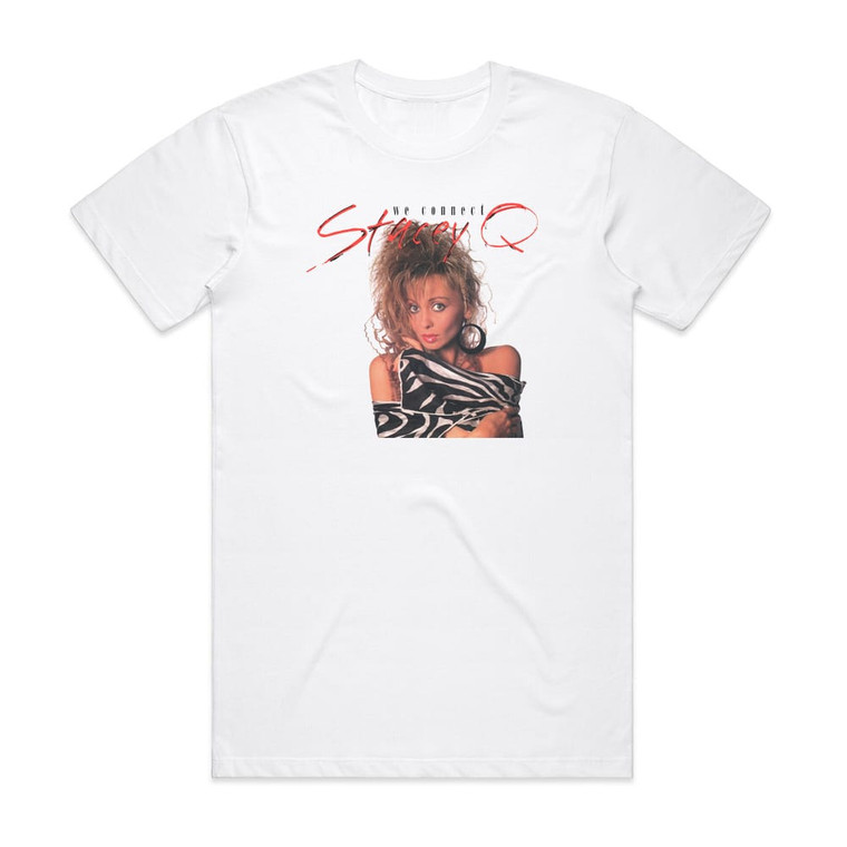 Stacey Q We Connect Album Cover T-Shirt White