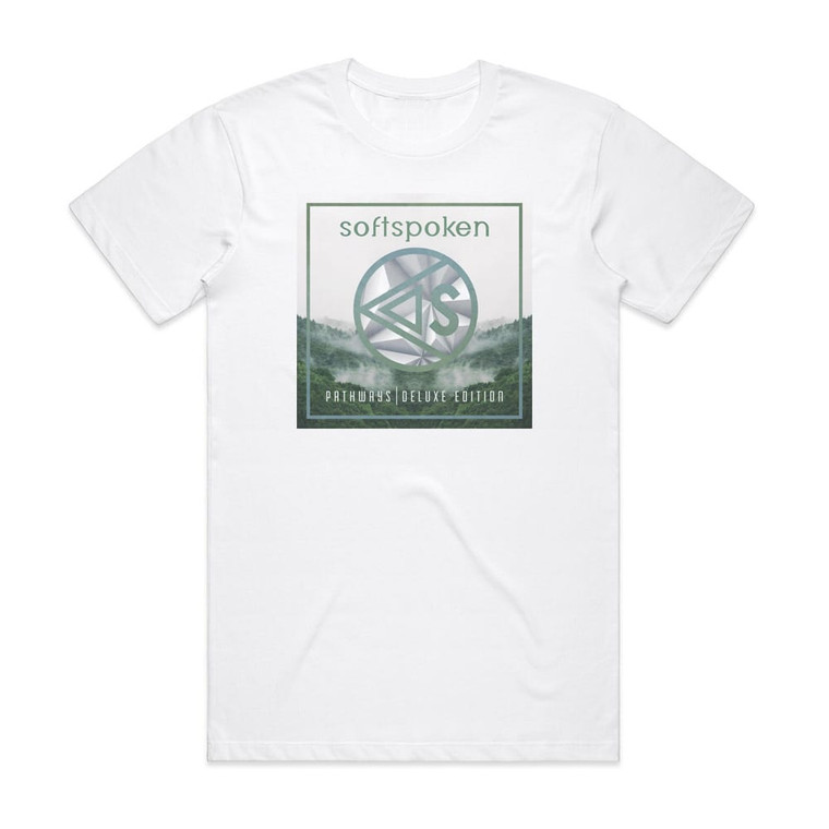 Softspoken Pathways Album Cover T-Shirt White