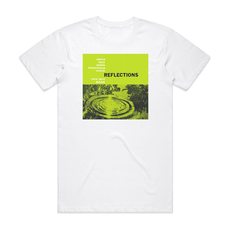 Steve Lacy Plays Thelonious Monk Reflections Album Cover T-Shirt White
